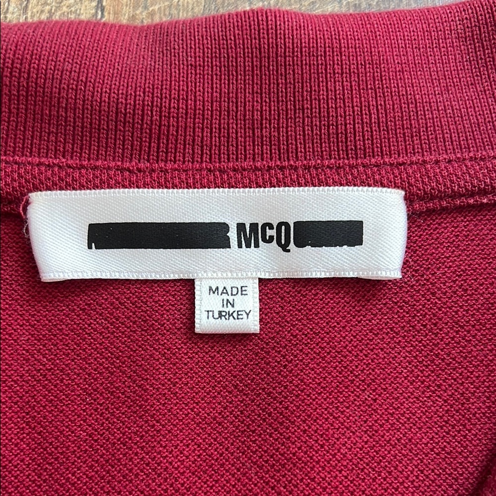 Alexandr McQueen Classic Red Polo Shirt - Picture 2 of 9